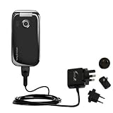 International Wall / AC Charger for the Sony Ericsson z610i - Gomadic Brand w/ TipExchange Technology
