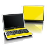 Solid State Yellow Design Protective Skin Decal Sticker for DELL Mini 10 Laptop Netbook Computer