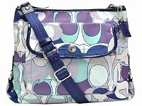 Coach Kyra Scarf Print File Messenger Bag
