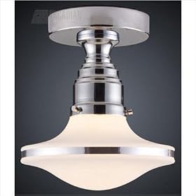 Retrospectives Semi-Flush Mount in Polished Chrome