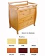 Grace Changing Table in Cherry Finish By AFG Baby Furniture