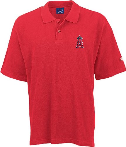 Los Angeles Angels Red Adult MLB Polo Shirt By Reebok (XXL=52)
