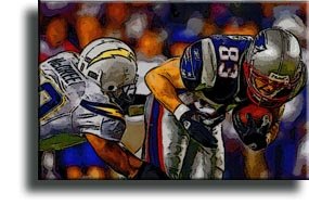 Completely Handpainted American Football Sport Painting, Custom Order FL3457, Oil on Canvas, with Option to Paint Jerry, Brett & Co. from Any Other Favorite Photograph or Picture, Unframed, Size 20