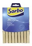 PACK 36 WOODEN CLOTHES PEGS