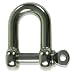 Schäkel gerade Edelstahl 4 mm