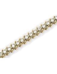 14K Yellow Gold Diamond Bracelet