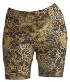 womens mountain bikes Cheetah Print Womens Bike Shorts   Size Medium
