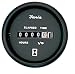 Faria Euro Series Marine Instruments Hourmeter 0 To 10,000 Hrs. Description 12-32V Not Illuminated Image