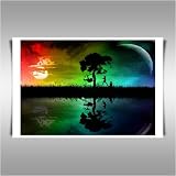 RALEIGH CHOPPER FRAMED A2 CANVAS ART PRINT