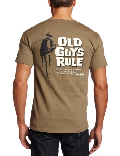 Old Guys Rule John Wayne Respect Adult T-Shirt