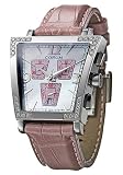 Corum 196-405-47-0008-PM81 Trapeze White Mother-of-Pearl Dial Leather Alligator Women's Watch