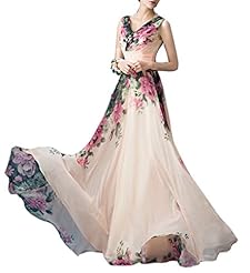 Junior V-neck Cocktail Knee Length Sheath Sleeveless Chiffon General Print Bandage Dress/Evening Dress/Party Dress/Wedding Dress 