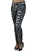 Alfa Global Junior's Low-Rise Distressed Skinny Acid Wash Denim Jeans