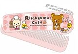 リラックマカフェ折りたたみコーム ピンク