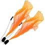 Paire de Bolas "SPIRAL POI" (Orange) Belle Longue Queue Bollas Id�al Pour Les Enfants Et Les Adultes.