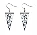 Aminco MLB New York Yankees Pennant Earrings