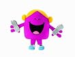 Fisher Price Mr Men Little Miss Chatterbox Talking Plush