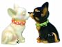 Westland Giftware Mwah Magnetic Chihuahuas Salt and Pepper Shaker Set, 3-1/2-Inch