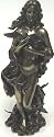 Aphrodite (Venus) Greek Roman Goddess of Love Statue, Real Bronze Powder Cast 12-inch Sculpture