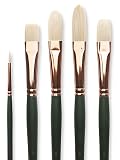 Silver Brush Grand Prix Series 1003 Filbert Hog Bristle Brush 6 flat 1001