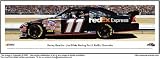 No11 Denny Hamlin by Christopher Gjevre. Art Print Poster FRAME IT.. 40 inches width by 13.5 inches height. Highest Quality Art Poster Print