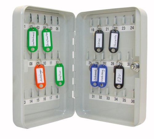 Wedo Schl&uuml;sselschrank 36er lichtgrau Preisvergleich