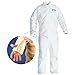 KleenGuard 42528 A40 Breathable Back Coverall with Thumb Hole, White/Blue, 2X-Large (Case of 25)