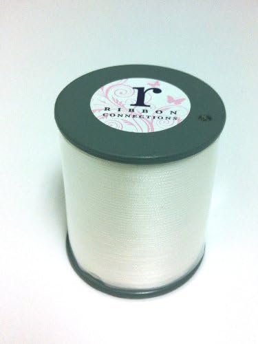 Undyed Silk Ribbon 165yds Spool - Natural (7mm)