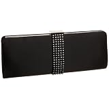 La Regale Rhinestone Trim Slim Clutch