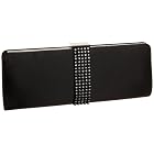La Regale Rhinestone Trim Slim Clutch