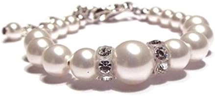 Baby Bracelet, Baby Jewelry, Baptism Bracelet, Baby Girl Jewelry, Baby Girl Bracelet, Christening Bracelet, Baby Pearl Bracelet