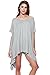 Alexander + David A+D® Womens Casual Flare Jersey Knit Poncho Tunic Top