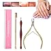 Cuticle Nipper with Cuticle Pusher,Dead Skin Removal Nail Care Tools Cutter Pedicure Manicure Tools for Fingernails and Toenails Manicure Kit