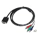 Vgarca Component Video Cable 6 For Laptops Pc Desktop