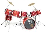 HB Drums Predator 9 Elite Drum Set Rip Tide Red - B000W3UYEM