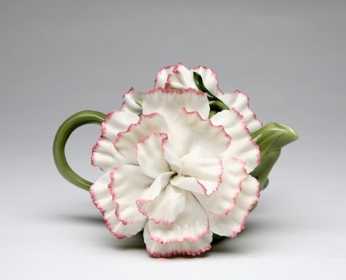 Best Cheap Fine Porcelain Carnation Teapot