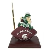 Michigan State Spartans Desk Pen Set With Clock
