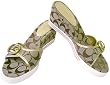 Coach Signature Perry Khaki Sandals Shoes Wedges
