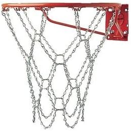 Champion Sports Heavy Duty Metal Chain Link Zinc Steel Durable Basketball Net