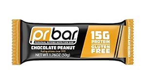 PR Bar - Chocolate Peanut Gluten-Free Protein Bar (Pack of 12)
