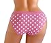 Anigan StainFree Seamless Bikini Polka Dots Menstrual Period Panty - Pink - Small