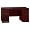 Bush Furniture Birmingham Executive Credenza, Harvest Cherry