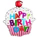 Happy Birthday Cupcake 31" Mylar Balloon