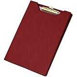 Samsill Value Padfolio with Clipboard, Letter Size Writing Pad, Burgundy
