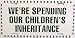 LP - 271 Spending Children's Inheritance License Plate - 23083