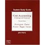 Cost Accounting: Student Practice and Solutions Guide