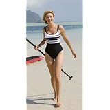 Miraclesuit Rigmarole Swimsuit - Black/White - Misses Size 16