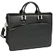 Fine Leather Wallets | Men's Fine Leather Wallets - McKlein USA Ravenswood Leather 17" Laptop Case (Black)