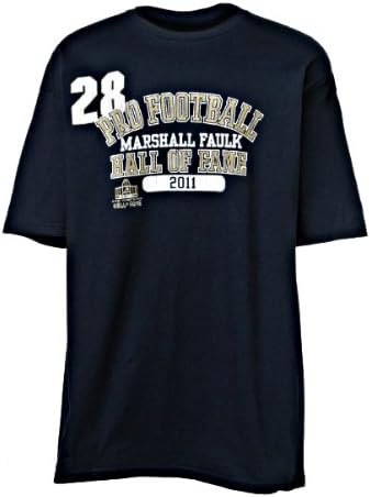 NFL Men's St. Louis Rams Marshall Faulk Pro-Football Hall Of Fame Short Sleeve T-Shirt, Navy, X-Large