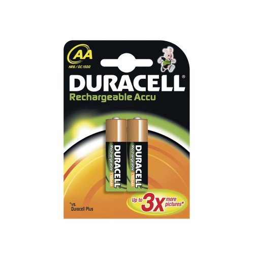 Duracell Akku Mignon AA (HR6) 1,2V 1.700mAh im 2er Pack